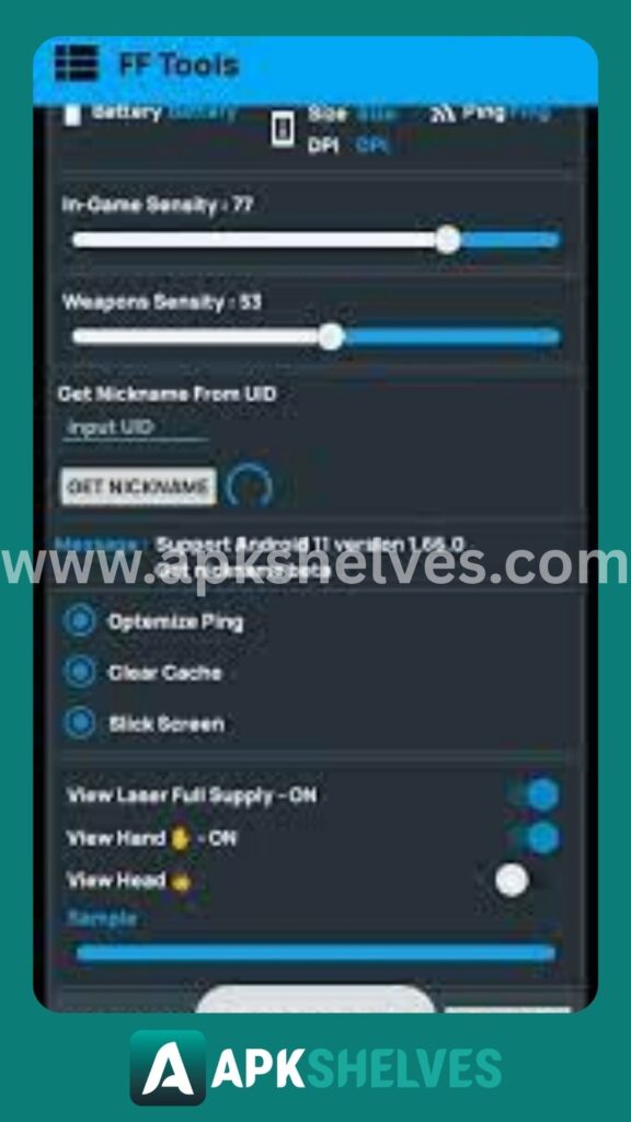 FF Tools Pro Injector APK v3.3 Download Free For Android 4