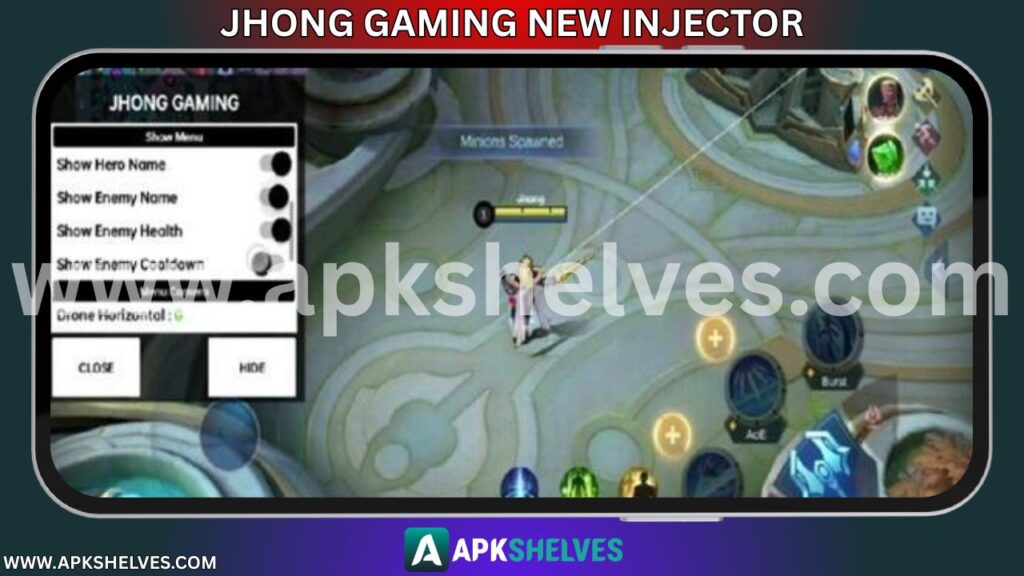 Jhong Gaming Injector APK v_44 – Unlock Powerful ML Skins! 5