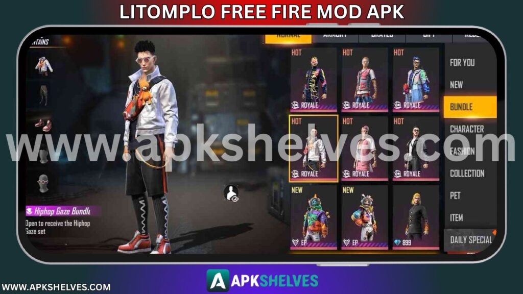 Litomplo Free Fire New APKSHELVES